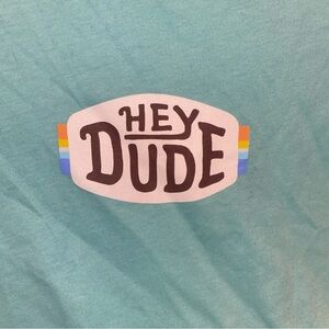 Hey Dude Short Sleeve Medium Graphic Tee